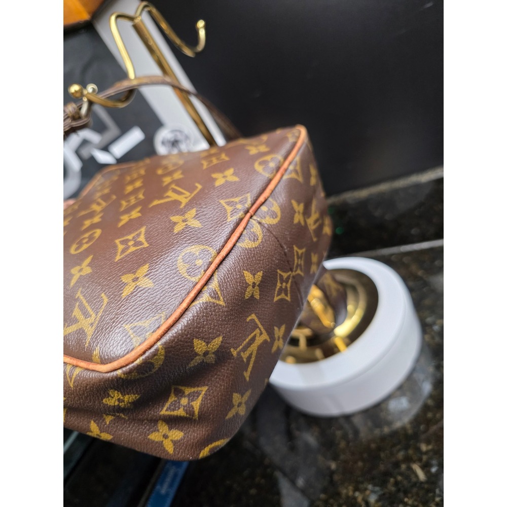 Louis Vuitton Danube Crossbody Bag Brown Monogram Vintage Messenger Purse - Picture 4 of 7